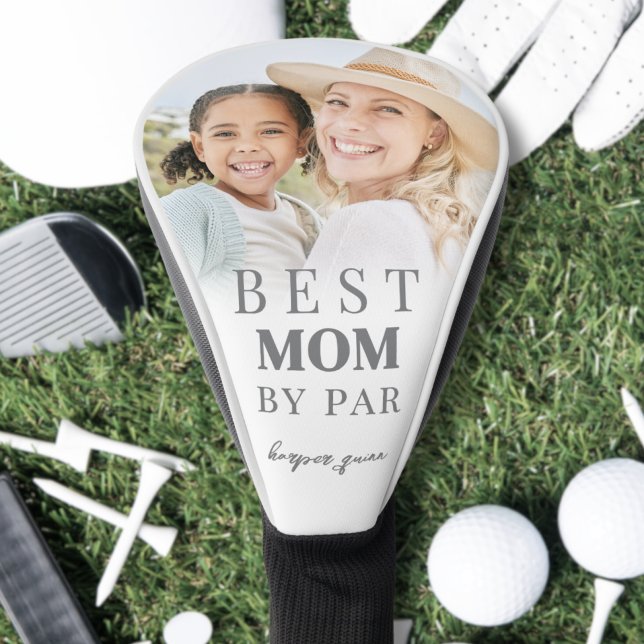 Best Mum Photo Golf Head Cover (Best Mom By Par Photo Golf Head Cover)