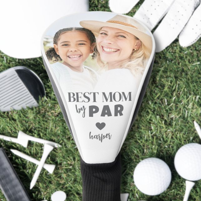 Best Mum Photo Mother Golf Head Cover (Best Mom By Par Photo Mother Golf Head Cover)