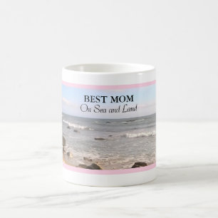 Best Mum Photo of Wavy Atlantic Ocean Blue Sky Coffee Mug