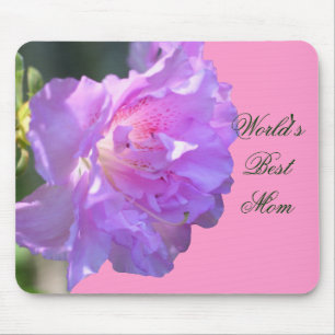 Best Mum Pink Azalea Flower Photo Mousepad