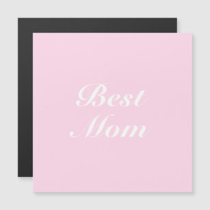 Best mum pink classic script elegant stylish card