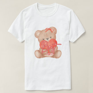 Best Mum- Teddy Bear T-Shirt