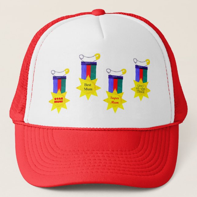 'Best Mum' Trucker Hat (Front)