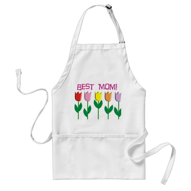 Best Mum Tulips Design gifts Standard Apron (Front)