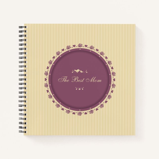 Best Mum Vintage Mother's Day | Notebook (Front)