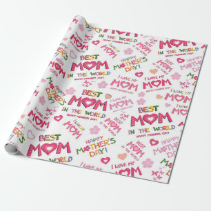 Best Mum Wrapping Paper