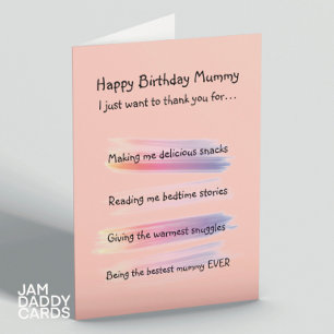 Best Mummy Ever In The World Card