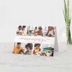 Best Mummy Ever Photo Collage Mother's Day Gift Mo Card