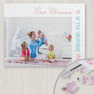 Best Mummy in the Universe - Custom Photo Jigsaw Puzzle