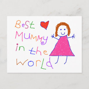 Best Mummy in World Postcard