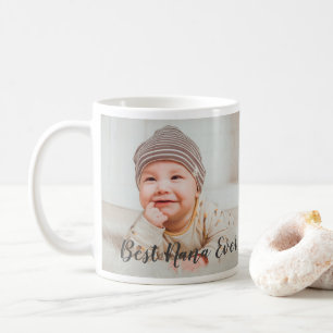 Best Nana Ever Cute Photography with Typography Coffee Mug