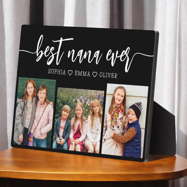 Best Nana Ever - Grandchildren Photo Collage Plaque (Creator Uploaded)