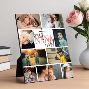 Best Nana Ever Photo Collage Plaque