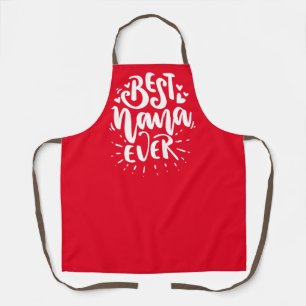 Best Nana Ever Pink Grandmother Mother's Day Gift Apron