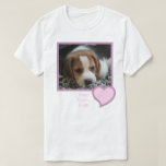 Best Nana Ever Pink Text Pet Dog Photo T-Shirt<br><div class="desc">"Best Nana Ever" personalised text photo design. This pretty design is especially for a Grandma, Granny, Gran, Nana, Nan, Grandmum, Grannie, Gram, Grammy, Nanna, Nonna, Oma, Grandmama and Grandmother. It was designed for the grandparent of a pet dog, but the design is such that it could be customised for any...</div>