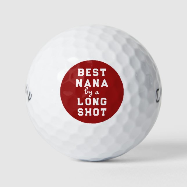 Best Nana Gift Golf Balls (Front)