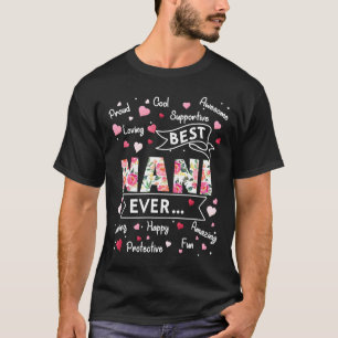 Best Nani Ever  First Time Grandma Mothers Day T-Shirt