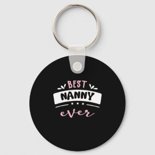 Best Nanny Ever Gift Idea Key Ring