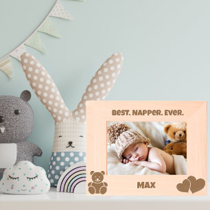 Best Napper Ever,Funny Cute Personalised Baby Etched Frames
