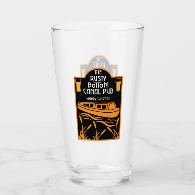 Best Narrowboat Pubs   Glass (Front)