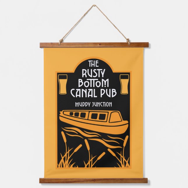 Best Narrowboat Pubs   Hanging Tapestry (Front)