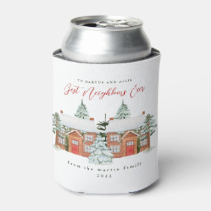 Best Neighbours Ever Illustrated Homes Christmas Can Cooler