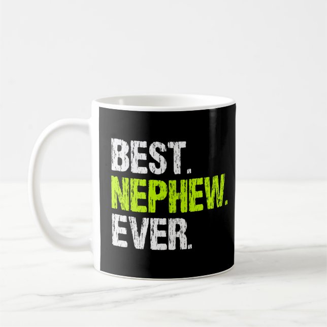 Best Nephew Ever Cool Funny Pullover Coffee Mug (Left)