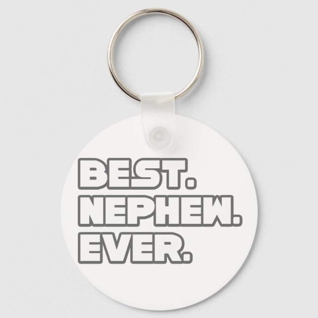 Best Nephew Ever Key Ring (Front)