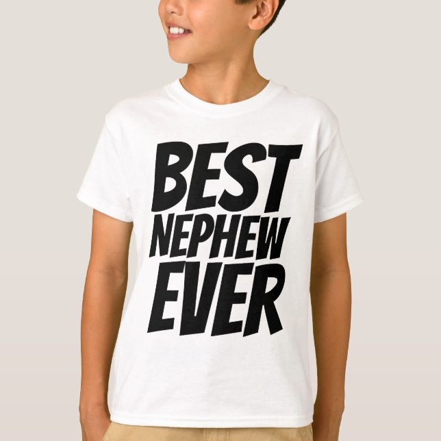BEST NEPHEW EVER Kids T-shirts (Front)