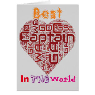 Best Netball Captain Netball Heart Design
