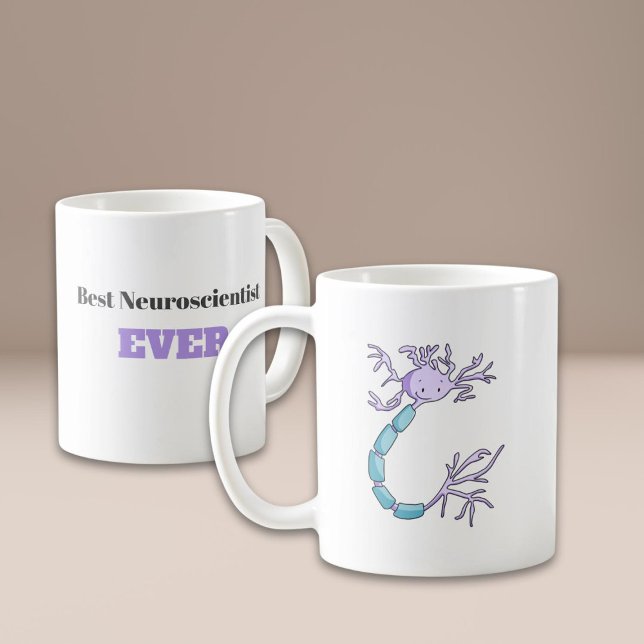 Best Neuroscientist Ever Neuron Personalised Coffee Mug (Creator Uploaded)