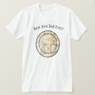 Best New dad Father Family Photo Frame T-Shirt