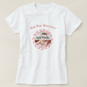 Best New Mum/Mother Family Photo baby Girl T-Shirt
