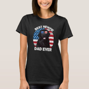 Best Newfie Dad Ever 4th Of July Newfoundland Dog T-Shirt