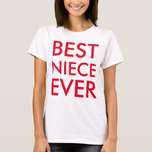 Best Niece Ever Mug Modern Elegant Minimalist T-Shirt