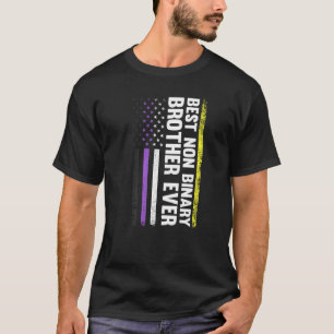 Best Non Binary Brother Ever Lgbt Gay Pride T-Shirt