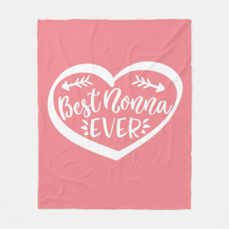 Best Nonna Ever Fleece Blanket