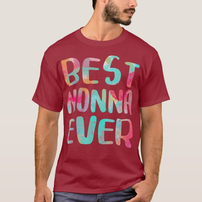 Best Nonna Ever  Italian Grandma Gift Shirt (Front)