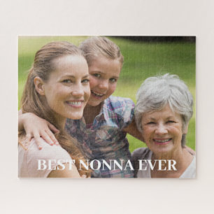 Best Nonna Grandmother Photo Puzzle