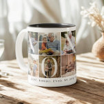 Best Nonno Ever, 10 Photo Grid Gift for Grandpa Two-Tone Coffee Mug<br><div class="desc">This is a 10 photo grid collage that spells out the word NONNO along with a custom message. Perfect as a gift for grandpa for father's day or his birthday,  or Christmas. Keep your memories alive while drinking your morning coffee. Photos by prostooleh / Freepik.</div>