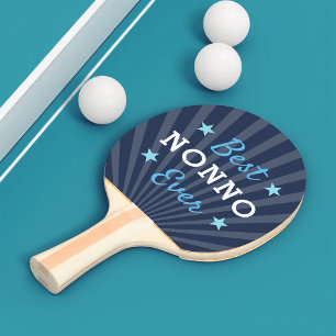 Best Nonno Ever Cool Grandpa Father's Day Ping Pong Paddle