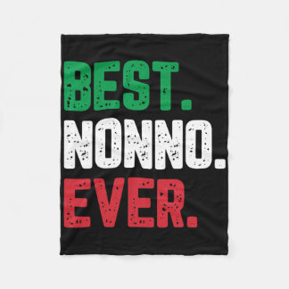 Best Nonno Ever Family Funny Cool Fleece Blanket