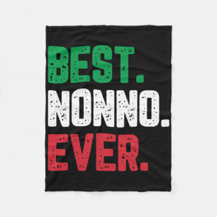 Best Nonno Ever Family Funny Cool Fleece Blanket