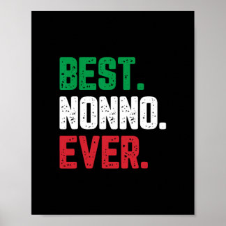 best nonno ever family funny cool   poster