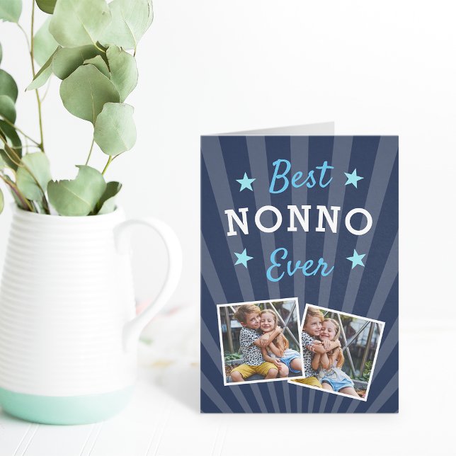 Best Nonno Ever | Father's Day Photo Card (Creator Uploaded)