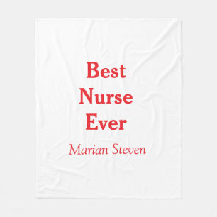 Best nurse ever medical professional paramedical d fleece blanket