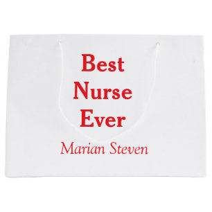 Best nurse ever medical professional paramedical d large gift bag
