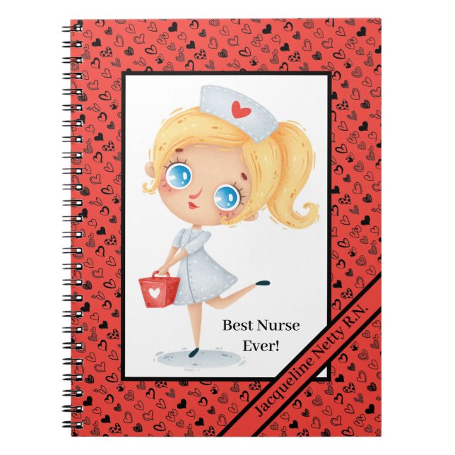 Best Nurse Ever Notebook (Front)