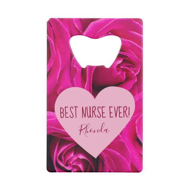 Best Nurse Ever Pink Roses (Front)