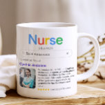 Best Nurse Ever Search Result Photo & Message Coffee Mug<br><div class="desc">This heartfelt and customisable nurse mug is the perfect way to show your appreciation for a special nurse in your life, making it a thoughtful gift for a birthday, graduation, Christmas holidays, or as a thank you. The unique design mimics a popular internet search engine, with a customisable search bar...</div>